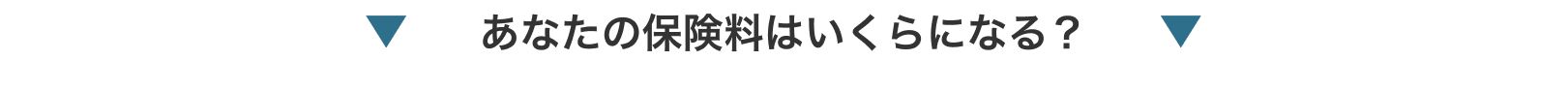 あなたの保険料はいくらになる？